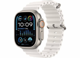 Apple&nbsp;Watch&nbsp;Ultra&nbsp;2/49mm/Titan/Sport&nbsp;Band/White&nbsp;Ocean
