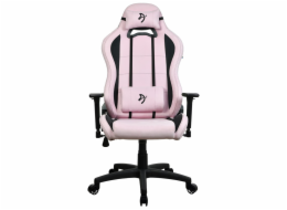 AROZZI herní židle TORRETTA SuperSoft/ látkový povrch/ růžová