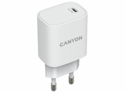 CANYON H-20-02 CANYON nabíječka do sítě H-20-02, 1x USB-C PD 20W, bílá