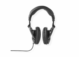 Nedis CHSTU210BK - PC sluchátka| Přes Uši | Stereo | USB Typ-C ™ / USB-A | Sklopnou Mikrofon | Černá