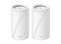 TP-Link Deco BE85(2-pack) WiFi7 Mesh(BE22000,2,4GHz/5GHz/6GHz,1x10GbELAN/WAN,1xSFP+/10GbELANcombo,2x2,5GbELAN/WAN,1xUSB)