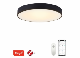 IMMAX NEO RONDATE SLIM Smart stropní svítidlo 60 x 7cm 53W černé Zigbee 3.0, TUYA