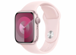 APPLE&nbsp;Watch&nbsp;Series&nbsp;9&nbsp;GPS&nbsp;41mm&nbsp;Pink&nbsp;Aluminium&nbsp;Case&nbsp;with&nbsp;Light&nbsp;Pink&nbsp;Sport&nbsp;Band&nbsp;-&nbsp;M/L