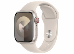 Apple Watch S9 Cell/41mm/Starlight/Sport Band/Starlight/-M/L