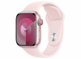 Apple Watch S9 Cell/41mm/Pink/Sport Band/Light Pink/-M/L