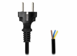 Nedis CEGL11930BK NEDIS napájecí kabel/ zástrčka Typ F/ přímý - přímý/ poniklovaný/ černý/ bulk/ 3m