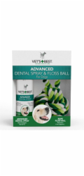 VET´S BEST Dentální sprej a lano pro psy