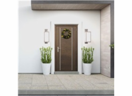 Solight vánoční věnec průměr 15x LED časovač 40cm Solight vánoční věnec, průměr 40cm, 15x LED, IP44, 3x AA, časovač