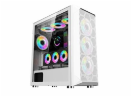 1stCOOL Wind Storm + set ARGB ML-WSTORM-W-ARGB 1stCOOL MiddleTower Wind Storm White, E-ATX, USB3.0 + set 4x ARGB fan