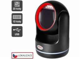 Virtuos CCD 2D čtečka Virtuos HT-861A, stacionární, USB, černá