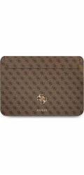 Guess Sleeve GUCS13G4GFBR 13" Pouzdro na notebook / tablet Guess 13" Saffiano Big Logo 4G hnědé