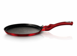 Pánev na palačinky s mramorovým povrchem 25 cm Burgundy Metallic Line BH-1272