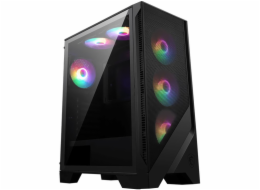 MSI MAG Forge 120A AIRFLOW Midi Tower Černá, Průhledná