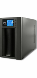 Qoltec Zasilacz awaryjny UPS On-line | Pure Sine Wave | 3kVA | 2.4kW | LCD | USB