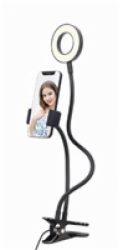 GEMBIRD selfie kampička LED ring s držákem telefonu, USB