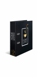 Herma Recipe Folder  black Home Cooking DIN A4        19668