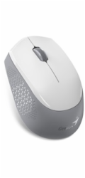 GENIUS myš NX-8000S BT/ duální Bluetooth + 2,4GHz/ 1200 dpi/ bezdrátová/ tichá/ bílošedá