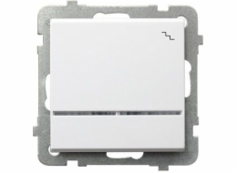 Ospel Single Sonata 16AX IP20 bílý schodišťový spínač (LP-3R/m/00)