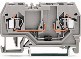 Wago 2vodičová svorkovnice s diodou 1N4007 2,5mm2 šedá (280-915/281-410)