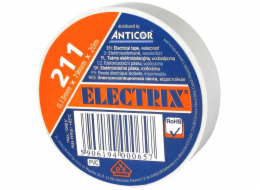 Anticor PVC elektroizolační páska, bílá, 19mm, 20m