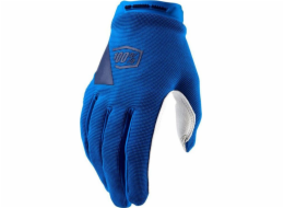 100% rukavice 100% RIDECAMP Dámské rukavice modré vel. L (délka ruky 181-187 mm) (NOVINKA)