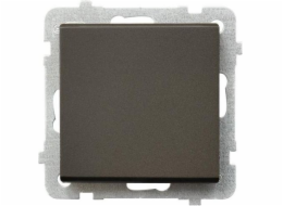 Ospel Jednopólový spínač Sonata 16AX IP20 čokoládová metalíza (LP-1R/m/40)