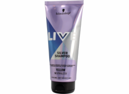 Schwarzkopf Live Silver šampon pro blond, odbarvené a šedivé vlasy 200 ml