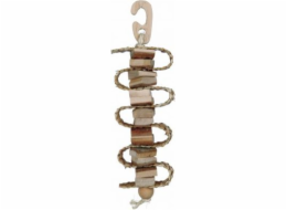 Hračka Trixie s brčkem a zvonkem Natural Living, 21 cm