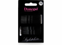 Donegal HQ jehlice do vlasů 5cm černá 24ks 5091