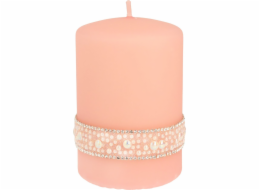 Artman ARTMAN Crystal Pearl dekorativní svíčka z růžového zlata - váleček, 1 ks