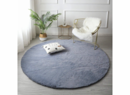 Strado Kulatý koberec Rabbit Strado 100x100 Silver (Light Grey), univerzální
