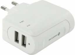 Holdit 3,4A USB nabíječka bílá (611738)
