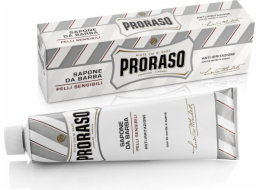 Proraso Proraso White mýdlo na holení v praktické tubě určené pro citlivou pokožku 150 ml
