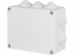 Elektro-Plast Průmyslová hermetická krabice n/t 198 x 163 x 80 mm s 10 vývodkami IP55 šedá (2711-02)