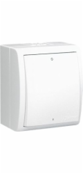 Kontakt-Simon 2pólový vypínač AQUARIUS IP54 bílý