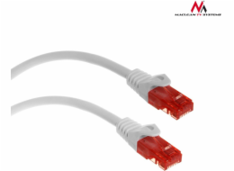 Maclean Patchcord, Cat6, 2m, bílý (MCTV-302W)