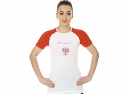Brubeck Dámské 3D tričko Husar PRO s krátkým rukávem bílé a červené rS (SS12110)