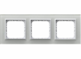 Ospel Triple frame sonátové sklo bílé (R-3RGC/31/00)