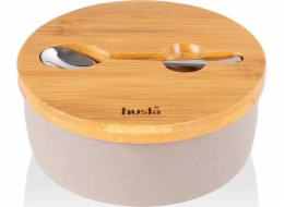 Husla keramická cukřenka se lžičkou (HYGGE)