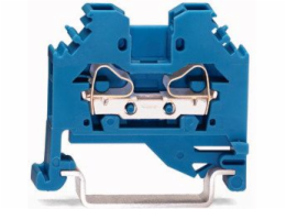 Wago 2vodičová svorkovnice 4mm2 modrá (281-104)