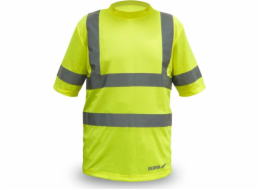 Pánské reflexní tričko Dedra, žluté, velikost L (BH81T1-L)