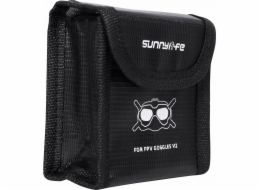 SunnyLife přenosné pouzdro 2x baterie z Goggle V2 do DJI Fpv
