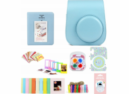 LoveInstant Cover Set 8v1 Case Frame Album Fuji Instax Mini 11 - Blue