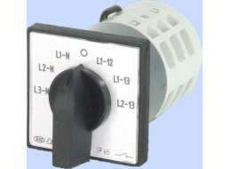 Elektromet voltmetrový vačkový spínač 4P 12A IP65 (921282)