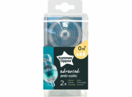 Tommee Tippee Advanced multi-flow antikoliková savička 0m+ 2 kusy (421122651)
