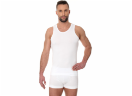 Pánské bavlněné tričko Brubeck Comfort, bílé, velikost L (TA00540A)
