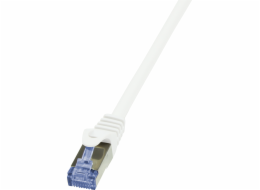 LogiLink CAT 6a Patchcord S/FTP bílý 50m (CQ3141S)
