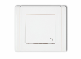 Karlik Flexi zvonkové tlačítko bílé (FWP-4)