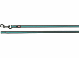 Trixie Fusion Tracking, vodítko pro psa, grafit/mořská modrá, popruh, M–XL: 10 m/17 mm, pogumované