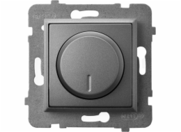 Ospel ARIA Univerzální stmívač pro žárovkové, halogenové a LED zátěže, matná šedá LP-8UL2/m/70